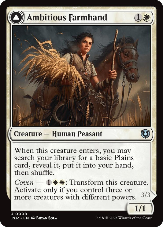 Image for Ambitious Farmhand (8) (INR) - Magic: The Gathering