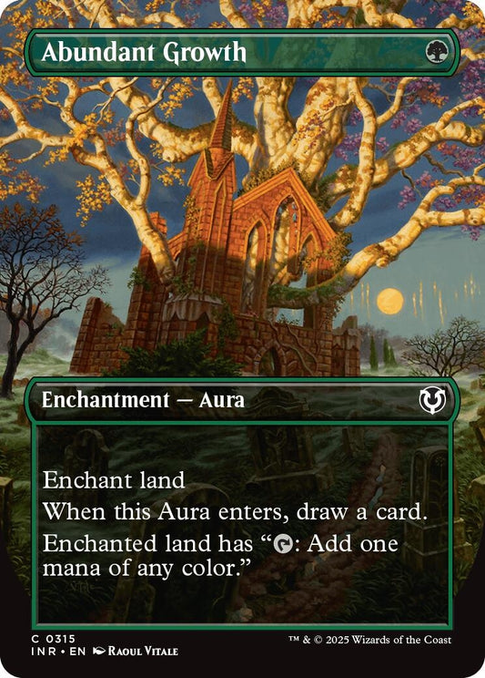 Image for Abundant Growth (Borderless) (315) (INR) - Magic: The Gathering