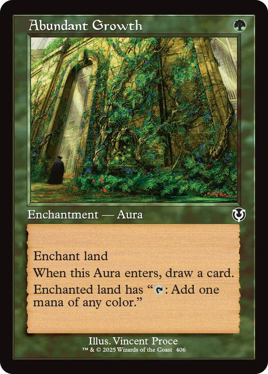 Image for Abundant Growth (Retro Frame) (406) (INR) - Magic: The Gathering