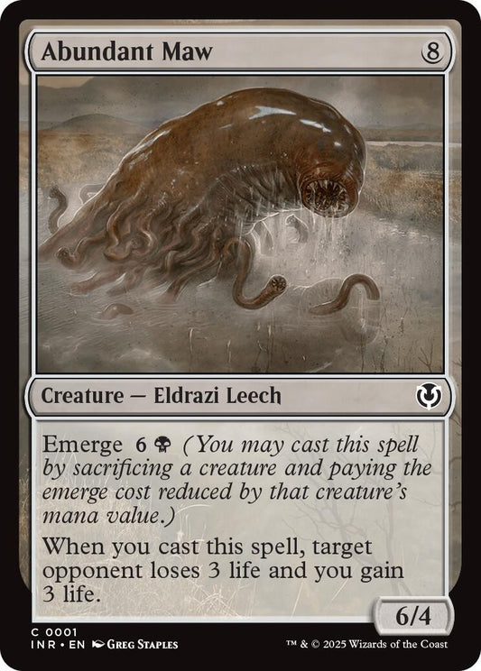 Image for Abundant Maw (1) (INR) - Magic: The Gathering