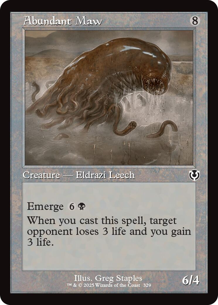 Image for Abundant Maw (Retro Frame) (329) (INR) - Magic: The Gathering