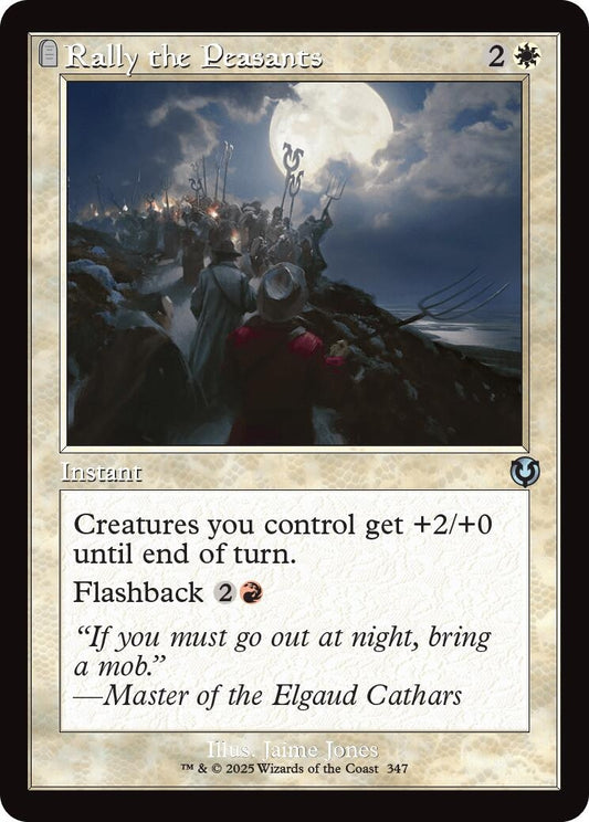 Image for Rally the Peasants (Retro Frame) (347) (INR) - Magic: The Gathering
