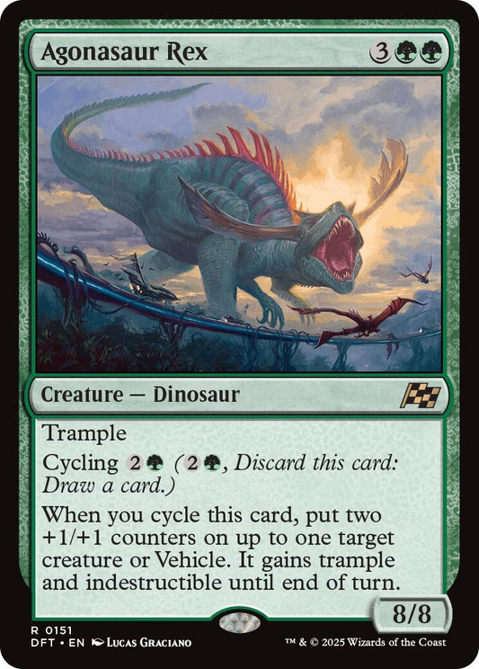 Image for Agonasaur Rex (151) (DFT) - Magic: The Gathering