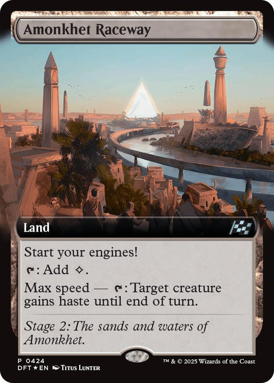Image for Amonkhet Raceway (Extended Art) (424) (DFT) - Magic: The Gathering