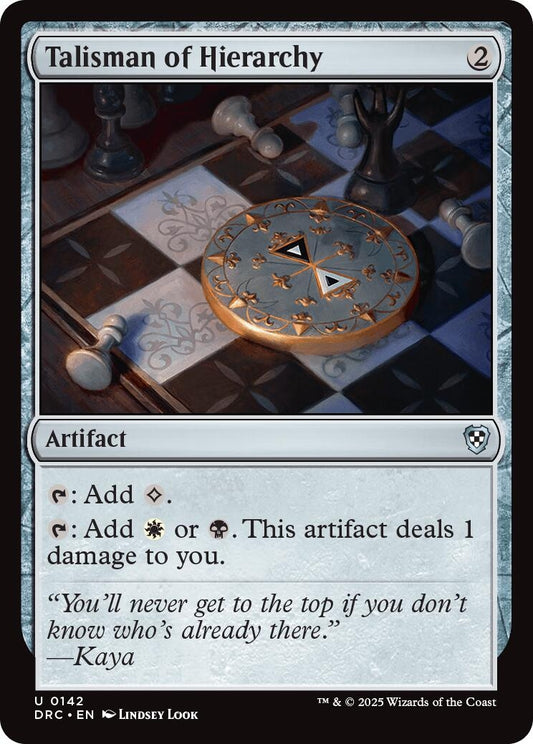 Image for Talisman of Hierarchy (142) (DRC) - Magic: The Gathering