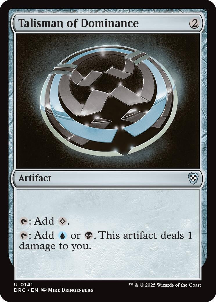 Image for Talisman of Dominance (141) (DRC) - Magic: The Gathering
