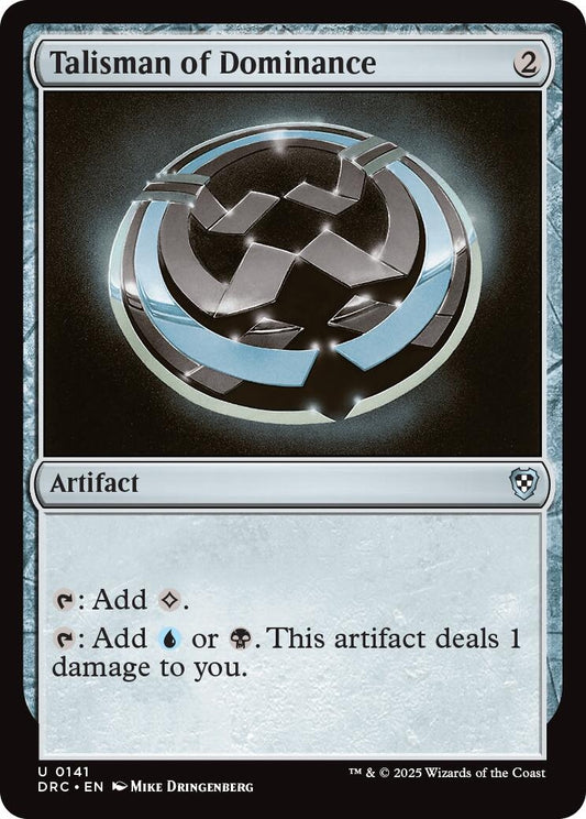 Image for Talisman of Dominance (141) (DRC) - Magic: The Gathering