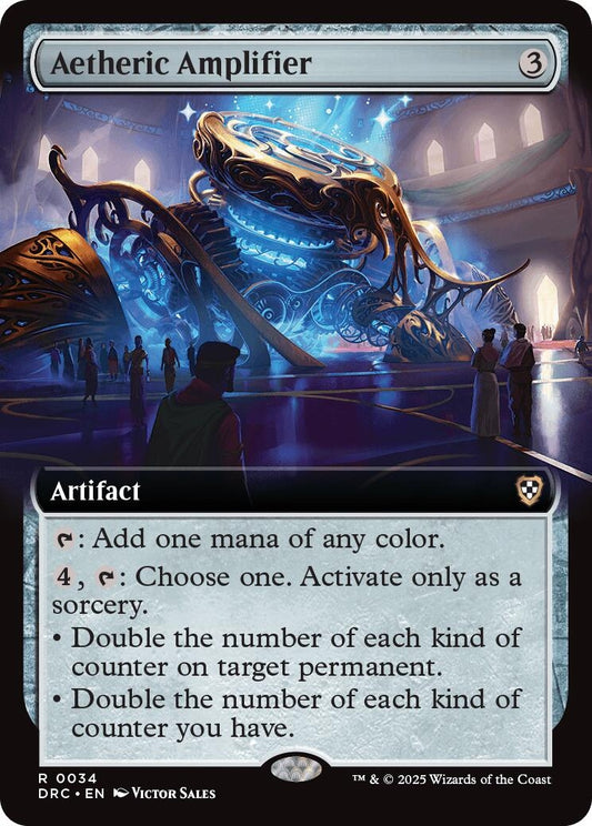 Image for Aetheric Amplifier (Extended Art) (34) (DRC) - Magic: The Gathering