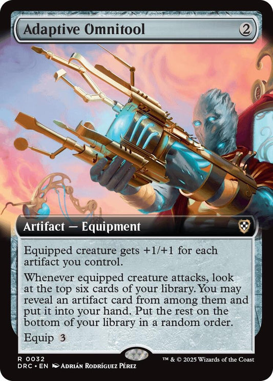 Image for Adaptive Omnitool (Extended Art) (32) (DRC) - Magic: The Gathering