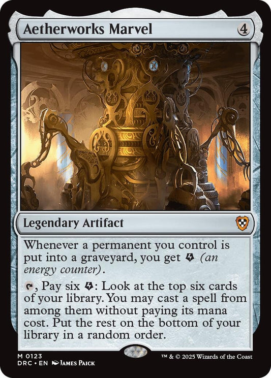 Image for Aetherworks Marvel (123) (DRC) - Magic: The Gathering