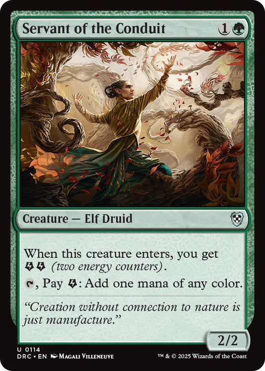 Image for Servant of the Conduit (114) (DRC) - Magic: The Gathering