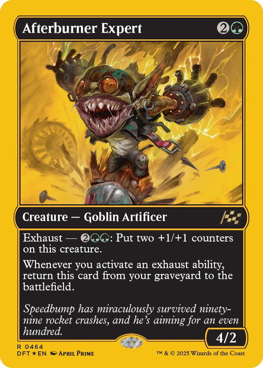 Image for Afterburner Expert (First-Place Foil) (464) (DFT) - Magic: The Gathering