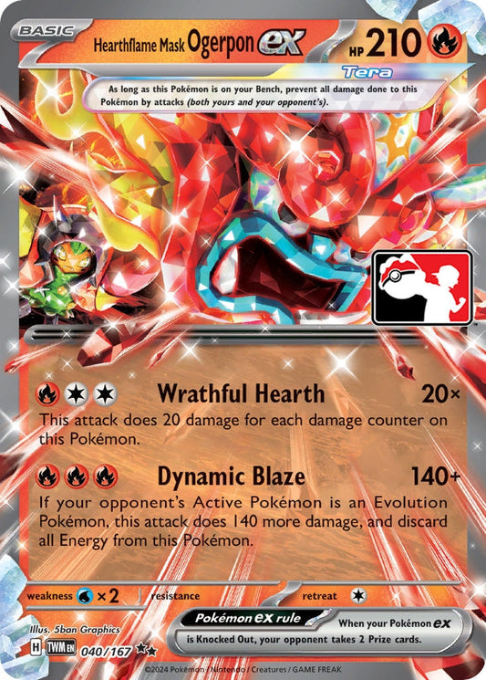 Hearthflame Mask Ogerpon ex (040/167)