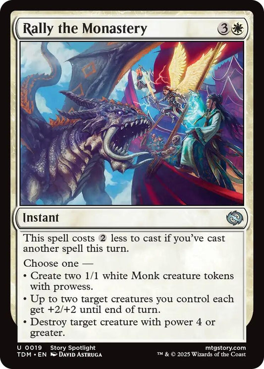 Image for Rally the Monastery (19) (TDM) - Magic: The Gathering