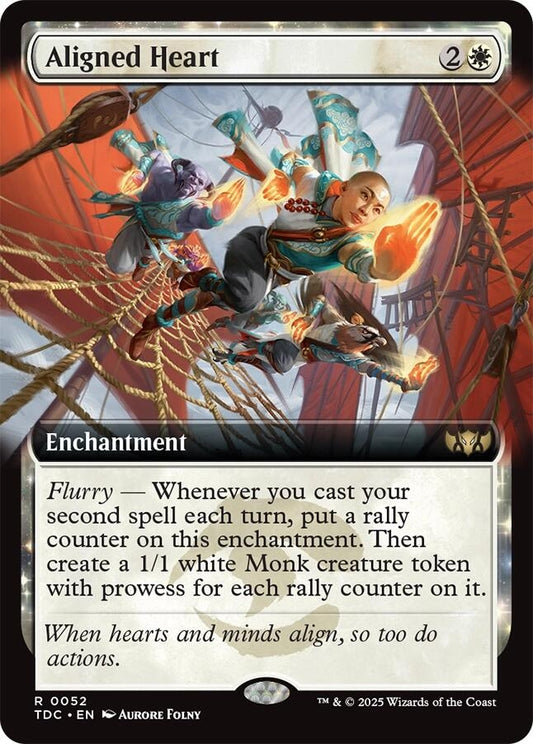 Image for Aligned Heart (Extended Art) (52) (TDC) - Magic: The Gathering
