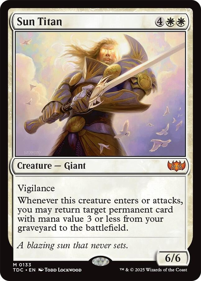 Image for Sun Titan (133) (TDC) - Magic: The Gathering