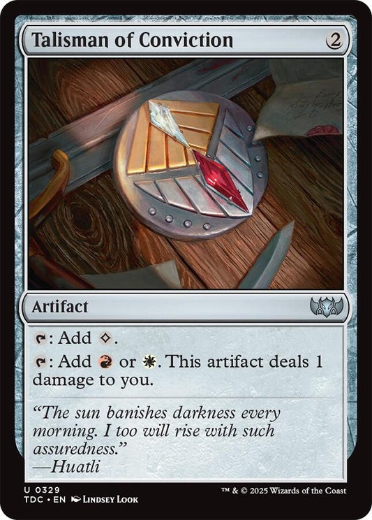 Image for Talisman of Conviction (329) (TDC) - Magic: The Gathering