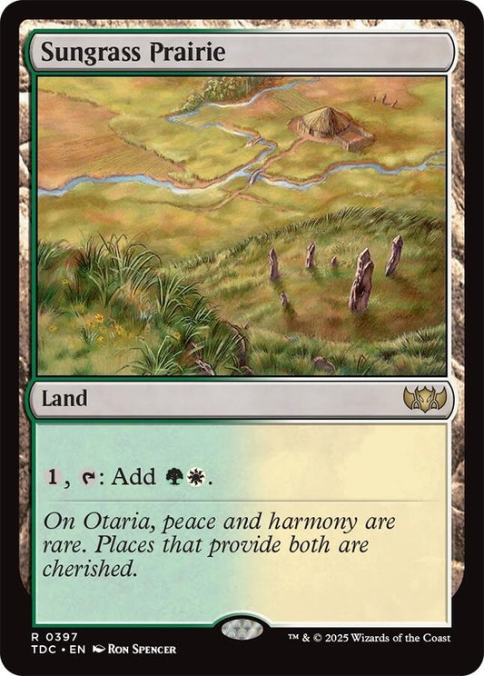 Image for Sungrass Prairie (397) (TDC) - Magic: The Gathering