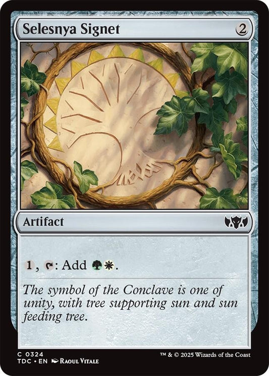 Image for Selesnya Signet (324) (TDC) - Magic: The Gathering