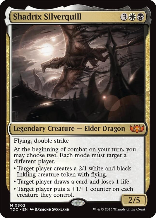 Image for Shadrix Silverquill (302) (TDC) - Magic: The Gathering