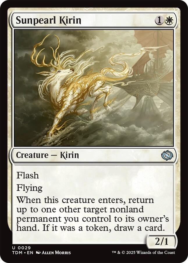 Image for Sunpearl Kirin (29) (TDM) - Magic: The Gathering