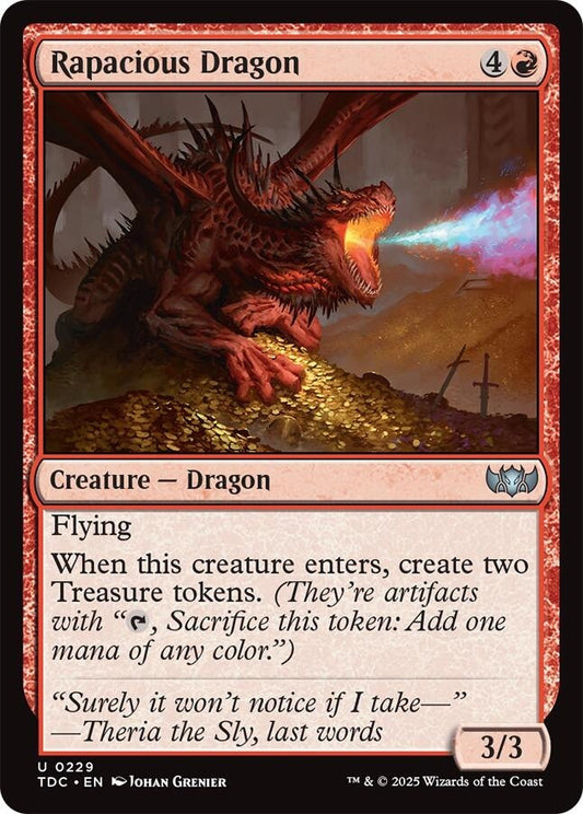 Image for Rapacious Dragon (229) (TDC) - Magic: The Gathering