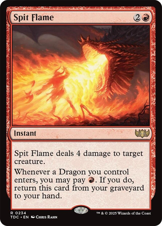 Image for Spit Flame (234) (TDC) - Magic: The Gathering