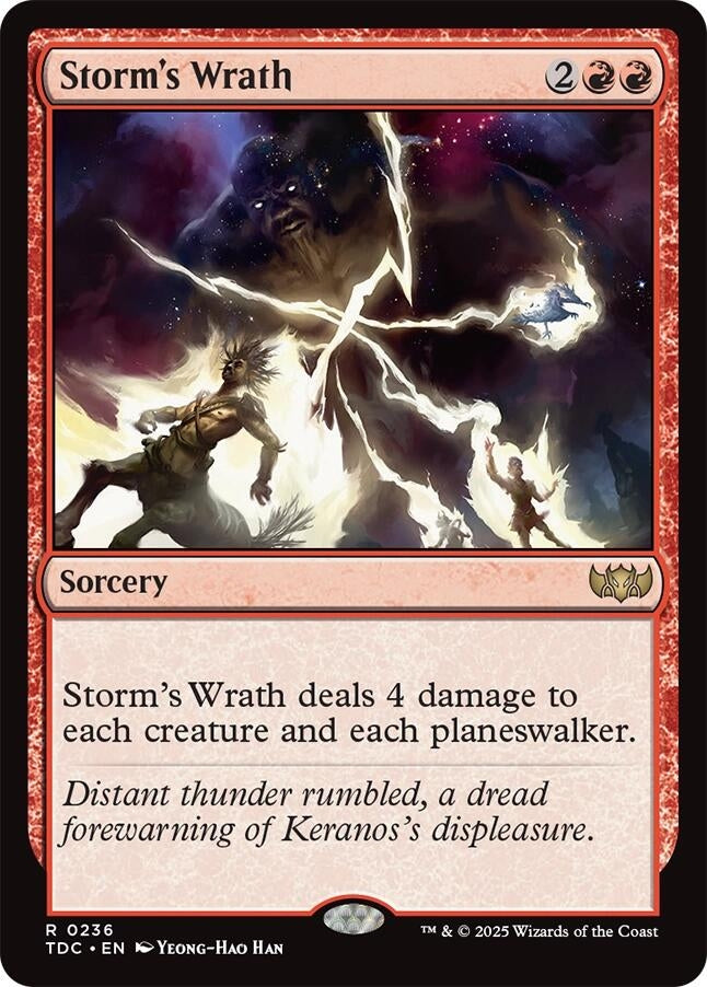 Image for Storm's Wrath (236) (TDC) - Magic: The Gathering
