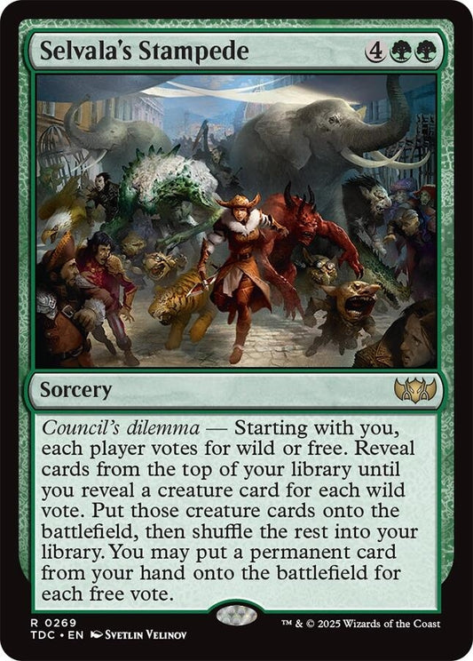 Image for Selvala's Stampede (269) (TDC) - Magic: The Gathering