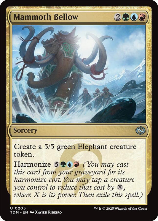 Mammoth Bellow - Tarkir: Dragonstorm (TDM)