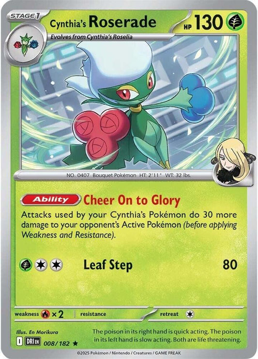 Cynthia's Roserade - SV10: Destined Rivals (DRI)