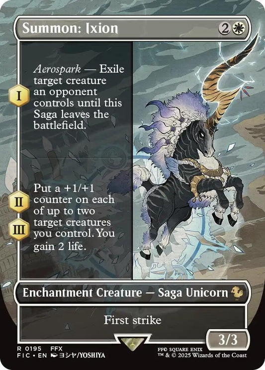 Image for Summon: Ixion (Borderless) (195) (FIC) - Magic: The Gathering