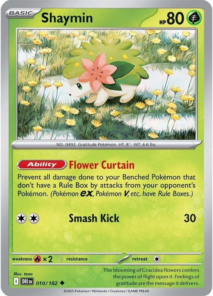 Image for Shaymin (010/182) (DRI) - Pokemon