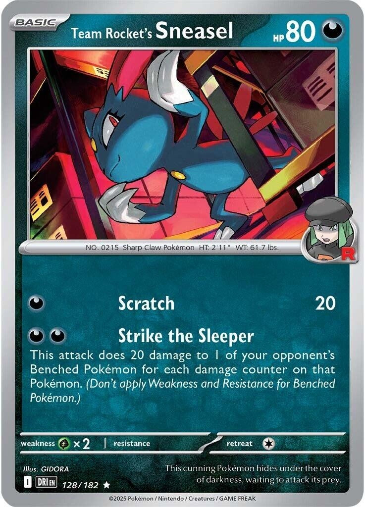 Image for Team Rocket's Sneasel (128/182) (DRI) - Pokemon
