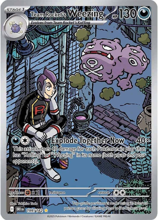 Image for Team Rocket's Weezing (199/182) (DRI) - Pokemon