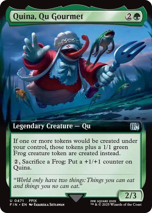 Image for Quina, Qu Gourmet (Extended Art) (471) (FIN) - Magic: The Gathering