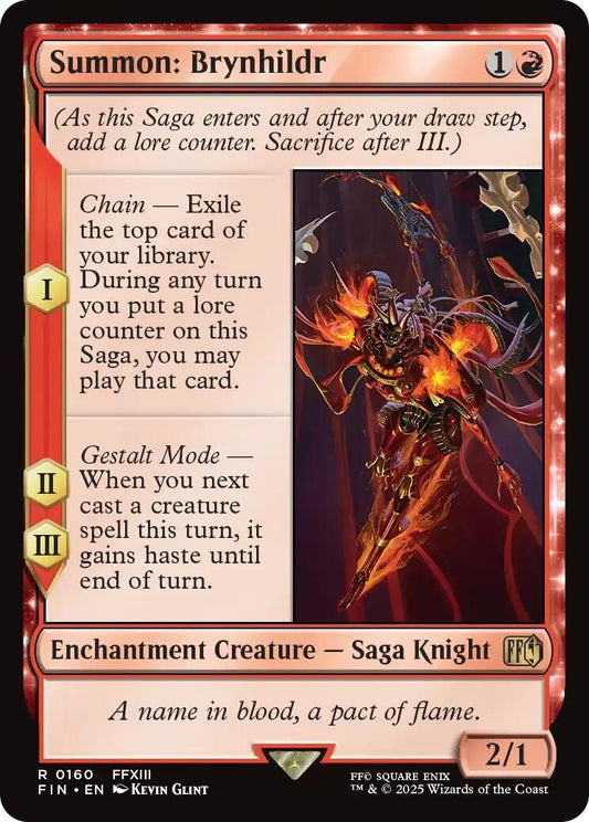 Image for Summon: Brynhildr (160) (FIN) - Magic: The Gathering
