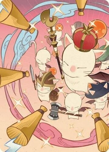 Image for Summon: Good King Mog XII Art Card (41) (AAFIN) - Magic: The Gathering
