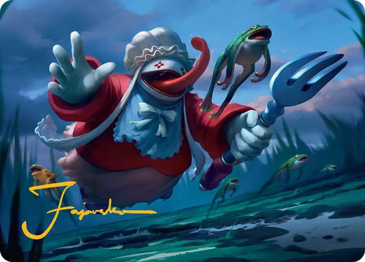 Image for Quina, Qu Gourmet Art Card (Gold-Stamped Signature) (11) (AAFIN) - Magic: The Gathering
