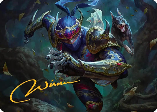 Image for Shadow, Mysterious Assassin Art Card (Gold-Stamped Signature) (26) (AAFIN) - Magic: The Gathering
