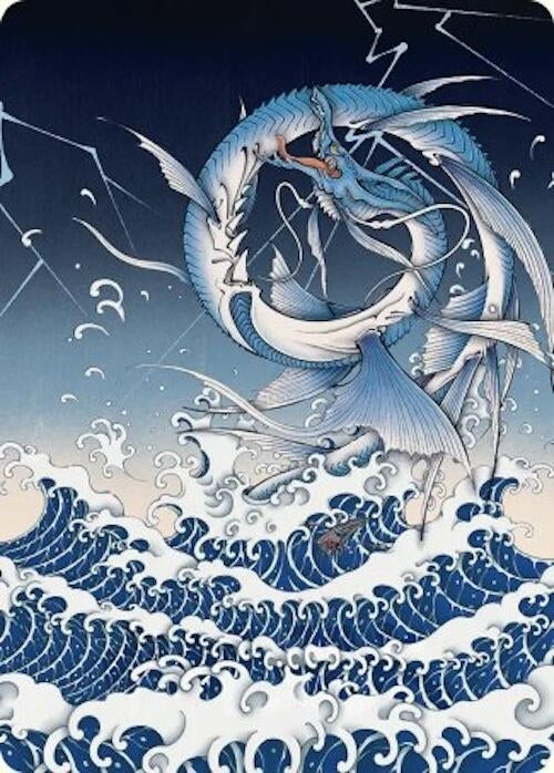 Image for Summon: Leviathan Art Card (38) (AAFIN) - Magic: The Gathering