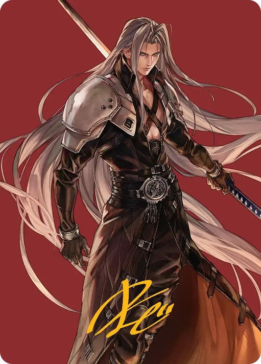 Image for Sephiroth, Fabled SOLDIER Art Card (Gold-Stamped Signature) (44) (AAFIN) - Magic: The Gathering