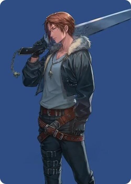 Image for Squall, SeeD Mercenary Art Card (47) (AAFIN) - Magic: The Gathering