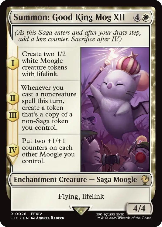Image for Summon: Good King Mog XII (Surge Foil) (26) (FIC) - Magic: The Gathering