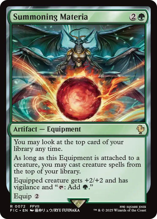 Image for Summoning Materia (Surge Foil) (72) (FIC) - Magic: The Gathering