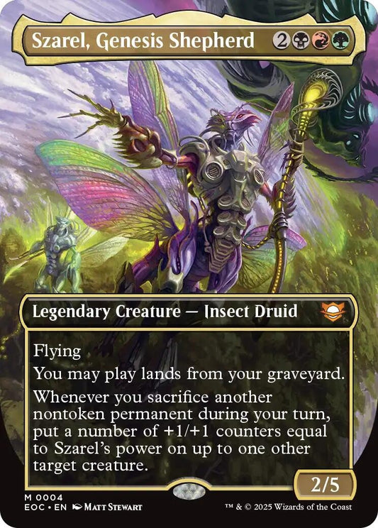 Image for Szarel, Genesis Shepherd (Borderless) (4) (EOC) - Magic: The Gathering
