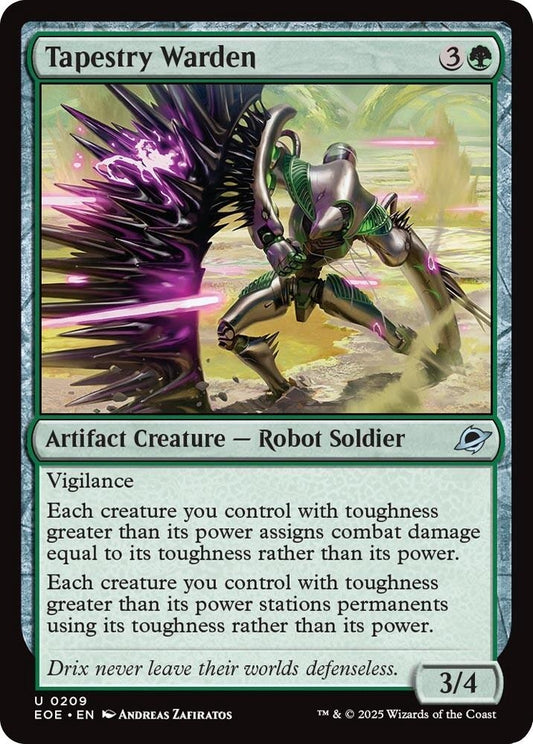Image for Tapestry Warden (209) (EOE) - Magic: The Gathering
