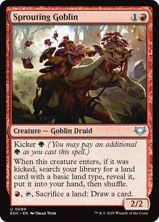 Image for Sprouting Goblin (90) (EOC) - Magic: The Gathering