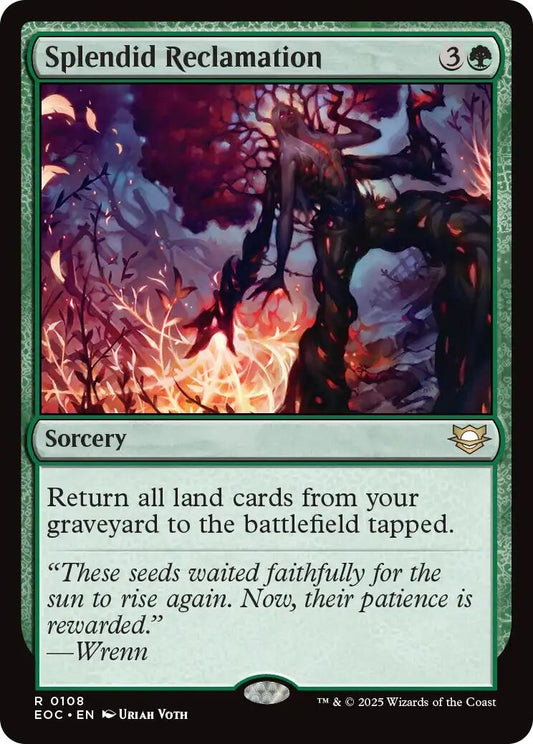 Image for Splendid Reclamation (108) (EOC) - Magic: The Gathering