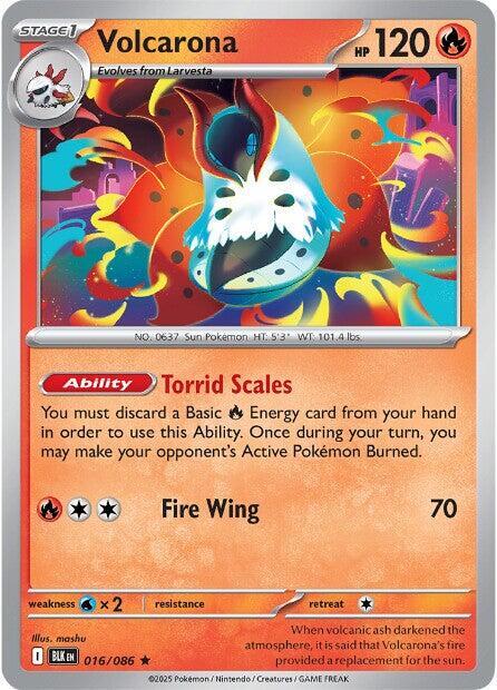 Volcarona - SV: Black Bolt (BLK)